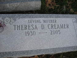 Theresa D. <I>Cesario</I> Creamer 