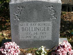 Nellie Ray <I>Boswell</I> Bollinger 