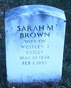 Sarah Mable <I>Brown</I> Bailey 