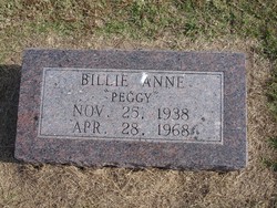 Billie Anne “Peggy” Rawdon 