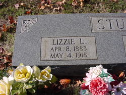 Elizabeth “Lizzie” <I>Lawrence</I> Sturdivant 