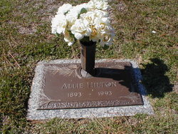 Lillie Alvertis “Allie” <I>McAdams</I> Hilton 