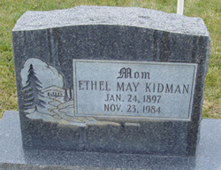 Ethel May <I>Hamilton</I> Kidman 