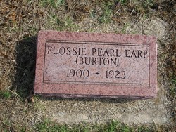 Flossie Pearl <I>Burton</I> Earp 