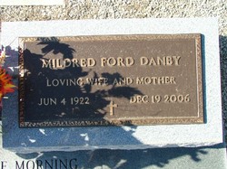 Mildred Eloise <I>Ford</I> Danby 