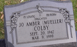 Jo Amber <I>Mueller</I> Colby 