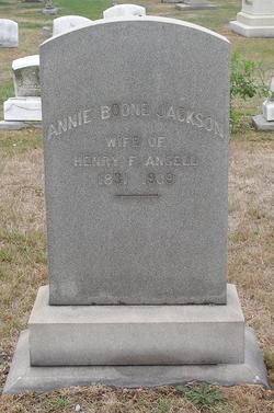 Annie Boone <I>Jackson</I> Angell 