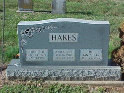 Alma Lee <I>Perkinson</I> Hakes 