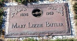 Mary Elizabeth “Lizzie” <I>Brock</I> Butler 