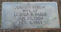 Juanita <I>Byrum</I> Baker 