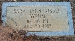 Sara Lynn <I>Nisbet</I> Byrum 