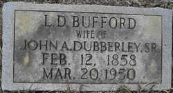 L.D. “Miss Dee” <I>Bufford</I> Dubberley 