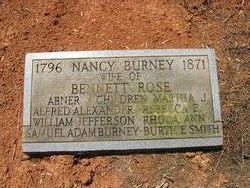 Nancy <I>Burney</I> Rose 