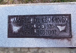 Marie <I>Duke</I> King 