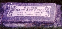 Mary Ann <I>Price</I> Stucki 