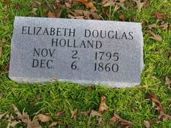 Elizabeth <I>Douglas</I> Holland 