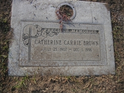 Catherine “Carrie” Brown 