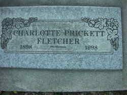 Charlotte <I>Prickett</I> Fletcher 