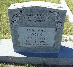 Ina Mae <I>VanWinkle</I> Polk 