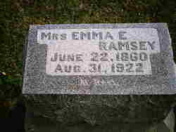 Emma Etta <I>Ross</I> Ramsey 