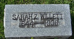 Sarah “Sallie” <I>Zenor</I> Willett 