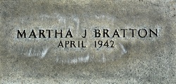 Martha Josephine <I>Cotton</I> Bratton 