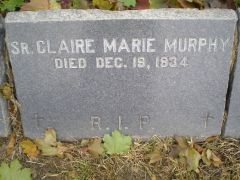 Sr Claire Marie Murphy 