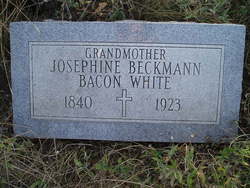 Josephine <I>Beckmann</I> Bacon White 