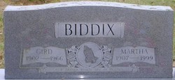 William Adam “Gird” Biddix 