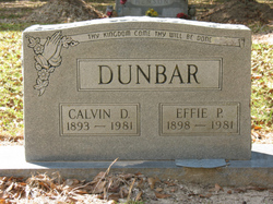 Effie Pearl <I>Dalton</I> Dunbar 