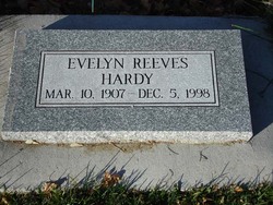 Evelyn <I>Reeves</I> Hardy 