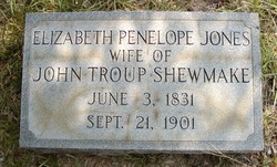 Elizabeth Penelope <I>Jones</I> Shewmake 