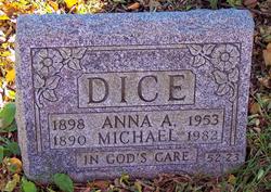 Anna Augusta “Annie” <I>Friedmann</I> Dice 
