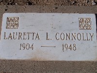 Lauretta L <I>Van Marter</I> Connolly 