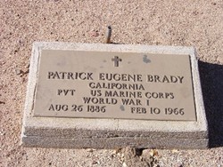 Pvt Patrick Eugene Brady 