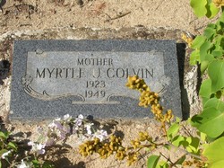 Myrtle Janette <I>Caldwell</I> Colvin 