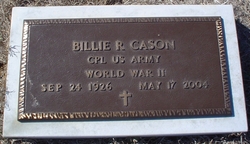 Billie Ray “Bill” Cason 