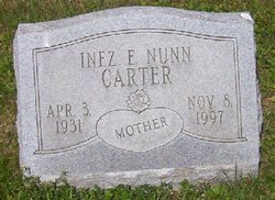 Inez Evelyn <I>Carter</I> Nunn 