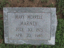 Mary Thursey <I>Cockrum</I> Marney 