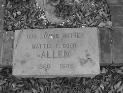 Mattie F <I>Cobb</I> Allen 