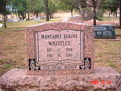 Margaret <I>Elkins</I> Whiteley 