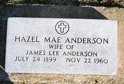 Hazel Mae <I>Cornelius</I> Anderson 
