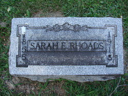 Sarah Elizabeth <I>Rhoads</I> Rhoads 