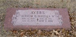 Bertella M. <I>Taylor</I> Ayers 