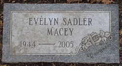 Evelyn <I>Sadler</I> Macey 
