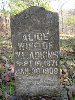 Alice <I>Egnor</I> Adkins 