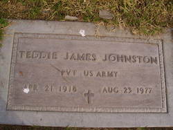 Pvt Ted James “Teddie” Johnston 