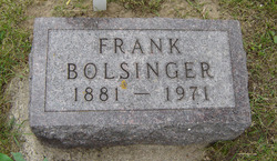 Joseph Franklin “Frank” Bolsinger 