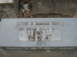 Capt Abram Hugh Moss 