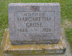 Margaretha <I>Schmalz</I> Grose 